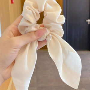 Chouchou en satin ruban individuel