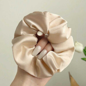Chouchou en satin scrunchy individuel